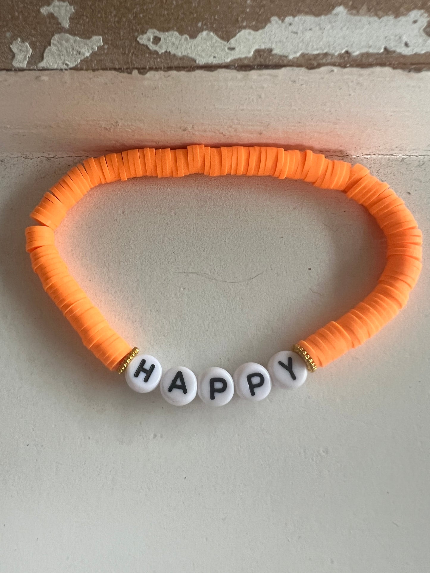 Happy Beaded Bracelet